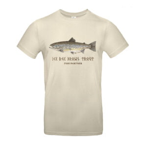 White Brown Trout shirt