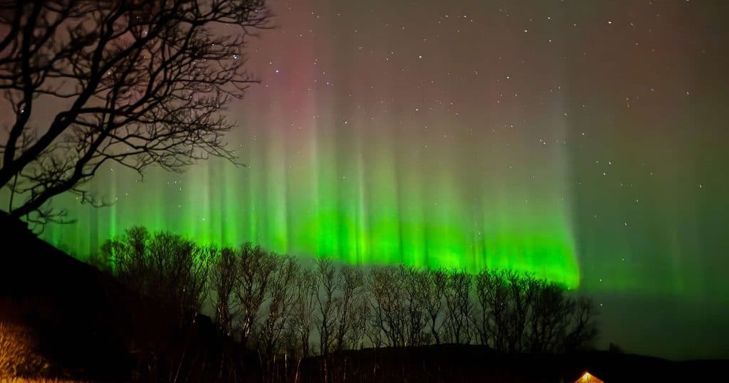 Northern Lights at Battle Hill Lodge